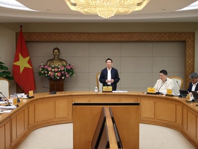 Phó Thủ tướng Chính phủ Hồ Đức Phớc chủ trì cuộc họp cơ cấu lại Tổng công ty Đường sắt Việt Nam giai đoạn 2026-2030, tầm nhìn 2035 - Ảnh: VGP.