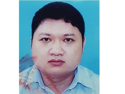 Ảnh truy nã Vũ Đình Duy.