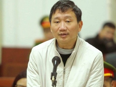 Bị cáo Trịnh Xuân Thanh. Ảnh TTXVN.