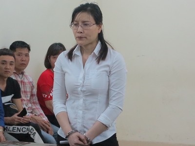 Bị cáo Vũ Huyền Vi.