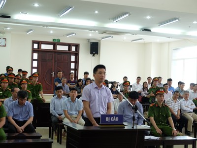 Bị cáo Bùi Mạnh Hiển.