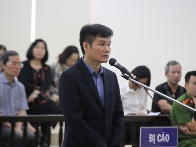 Bị cáo Hải tại tòa.