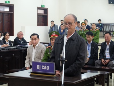 Bị cáo Trần Văn Minh tại tòa. 