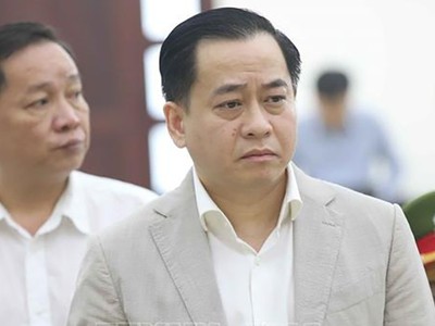 Phan Văn Anh Vũ tại toà hôm 7/1. Ảnh: TTXVN.