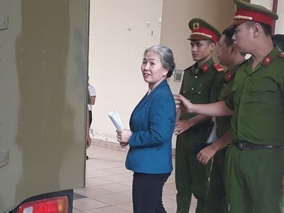 Bị cáo Trinh. Ảnh: Lao động.