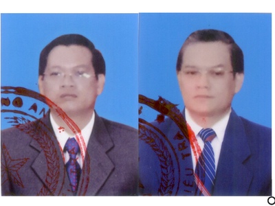 Ông Nguyễn Thiện Nhân (bên phải) và Nguyễn Ngọc Minh bị truy nã.