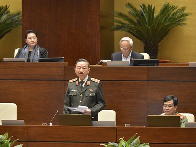 Bộ trưởng Bộ Công an Tô Lâm.