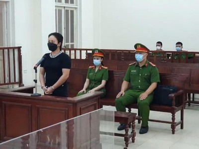 Bị cáo tại tòa.