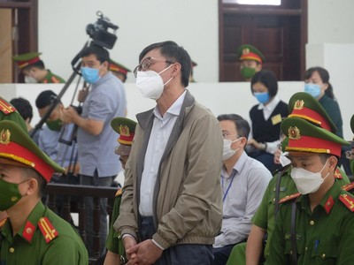 Bị cáo Linh tại phiên tòa sơ thẩm