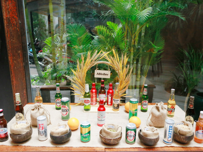 Những dòng sản phẩm của AB InBev trong buổi kết nối mọi người vì một thế giới tốt đẹp hơn 