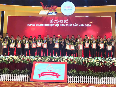 Hòa Phát vào Top 50 Doanh nghiệp xuất sắc nhất Việt Nam 2020
