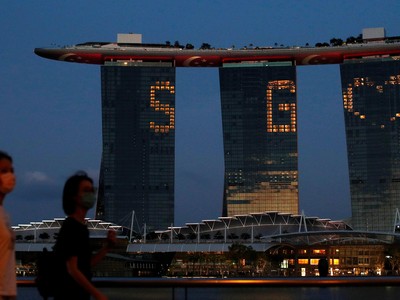 Marina Bay Sands, một trong những địa điểm mang tính biểu tượng nhất của Singapore. Nguồn: Reuters