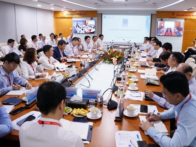 Cuộc họp làm việc của Ban Lãnh đạo PVN tại PV GAS được tổ chức tại trụ sở PV GAS (Nguồn: PV GAS)