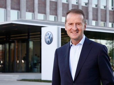 Ông Herbert Diess, giám đốc điều hành của nhà sản xuất ô tô Đức Volkswagen.