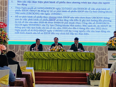 Angimex (AGM): Một lãnh đạo mới đảm nhiệm vị trí Thành viên HĐQT được 7 ngày đã xin từ nhiệm