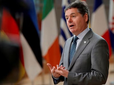 Paschal Donohoe, Bộ trưởng tài chính Ireland đồng thời là Chủ tịch Eurogroup - Nhóm các Bộ trưởng tài chính Liên minh châu Âu (EU).