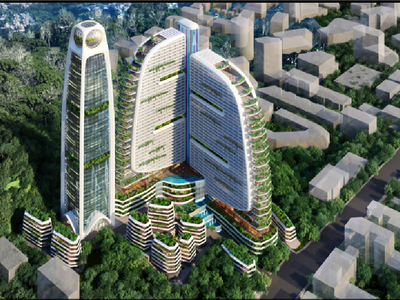 Phối cảnh khu du lịch Khách sạn, dịch vụ du lịch, phường Bãi Cháy.