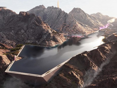 Taxi bay, ảnh đại diện robot và ảnh ba chiều - Ả Rập Xê Út thúc đẩy tầm nhìn thành phố khoa học viễn tưởng