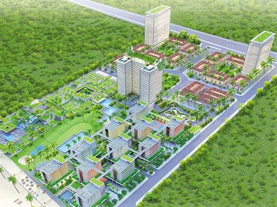 Phối cảnh tổng thể Dự án Khu du lịch Đại Dương.