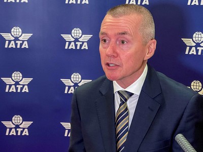 Willie Walsh, Tổng giám đốc Hiệp hội Vận tải Hàng không Quốc tế (IATA) 