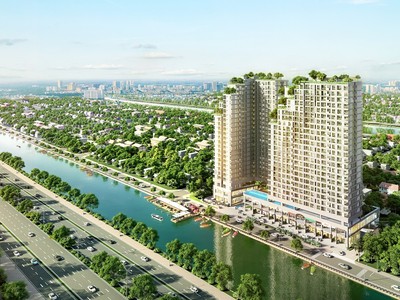Dự án D-Aqua tại quận 8, TP.HCM với diện tích 8.025,7 m2