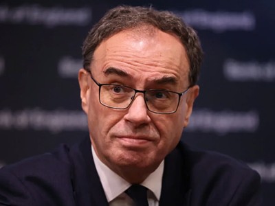 Ông Andrew Bailey, Thống đốc Ngân hàng trung ương Anh