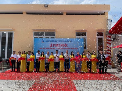 Biwase Cần Thơ đưa nhà máy công suất 50.000 m3/ngày đêm vận hành sau 6 tháng thi công 