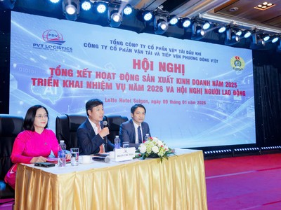 PVT Logistics (PDV) ước tính tổng doanh thu năm 2025 tăng 33%, lên 2.011,11 tỷ đồng