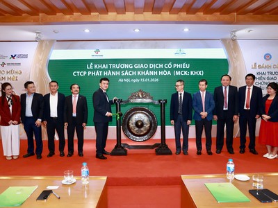 Cổ phiếu Phát hành Sách Khánh Hòa (KHX) tăng kịch trần ngày giao dịch đầu tiên trên UPCoM