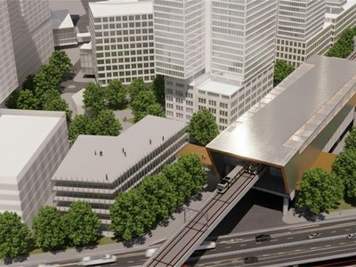 Phối cảnh dự án TOD Hàng Xanh.