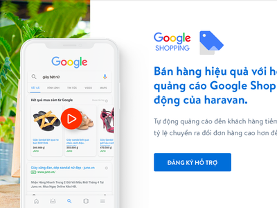 Quảng cáo tự động Google Shopping đầu tiên tại Việt Nam
