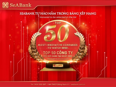 SeAbank lọt Top 50 công ty đổi mới sáng tạo nhất năm 2022