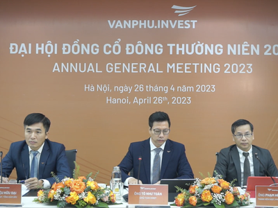ĐHĐCĐ Văn Phú - Invest (VPI): Sẽ duy trì cổ tức 10% bằng tiền trong năm 2023 và phát hành thêm trái phiếu