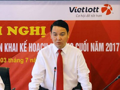 Ông Tống Quốc Trường khi còn làm Tổng giám đốc Vietlott 