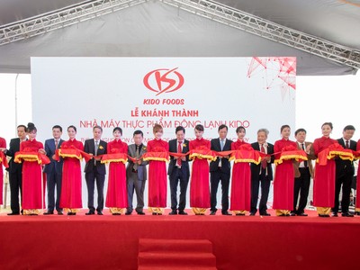 Kido khánh thành nhà máy thực phẩm đông lạnh lớn nhất miền Bắc tại Bắc Ninh