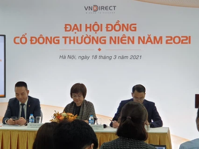 Đại hội đồng cổ đông thường niên 2021 VNDIRECT (VND): Tăng vốn lên gấp đôi, chuyển sàn sang HNX vào cuối tháng 3