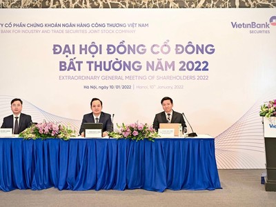 VietinBank Securities (CTS) trả cổ tức 8% bằng cổ phiếu