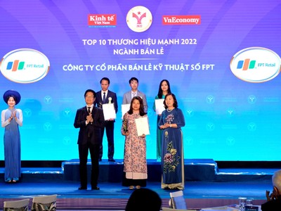 FPT Retail được vinh danh Thương hiệu mạnh Việt Nam lần thứ 9