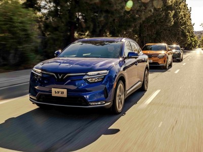 VinFast đã xuất khẩu 2 lô xe VF 8 đầu tiên tới Bắc Mỹ vào đầu năm 2023