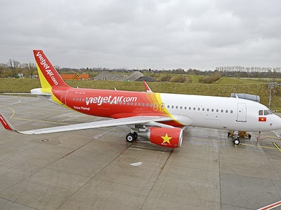 VietJet nhận thêm tàu bay Sharklet mới 