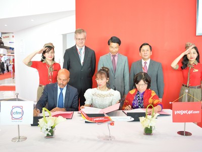 Vietjet đặt hàng bổ sung động cơ CFM56-5B cho đơn hàng máy bay mới