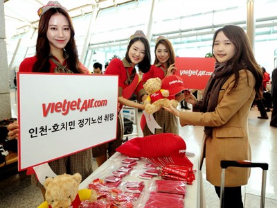 Vietjet khai trương đường bay TP. HCM - Seoul