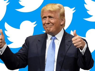 Tài khoản Twitter chính thức của Tổng thống Mỹ Donald Trump là @realDonaldTrump. Ảnh: gazeta.ru