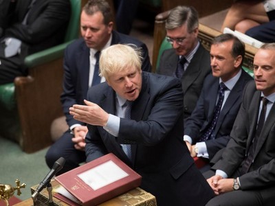 Thủ tướng Anh Boris Johnson. Ảnh: Reuters.