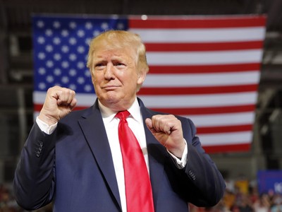 Tổng thống Mỹ Donald Trump. Ảnh: AP.