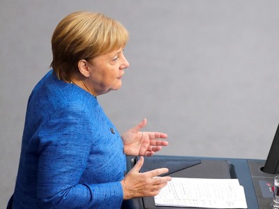 Thủ tướng Đức Angela Merkel. Ảnh: Reuters.