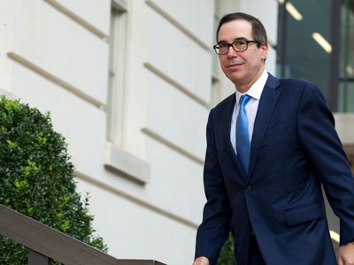 Bộ trưởng Tài chính Mỹ Steven Mnuchin. Ảnh: FT.