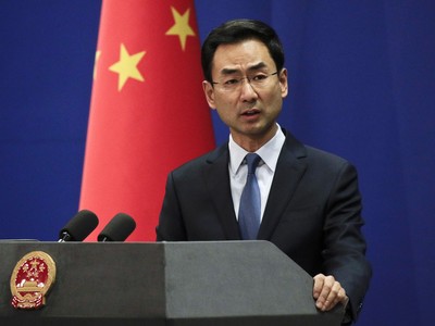 Ông Cảnh Sảng, Phát ngôn viên chính thức của Bộ Ngoại giao Trung Quốc. Ảnh: China Daily. 