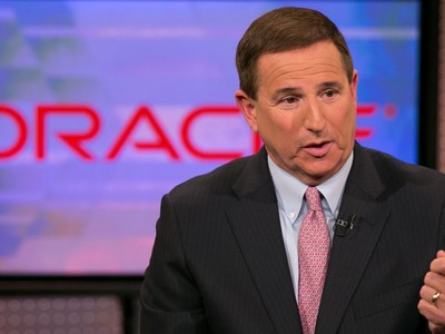 CEO của Oracle Mark Hurd. Ảnh: Getty Images.