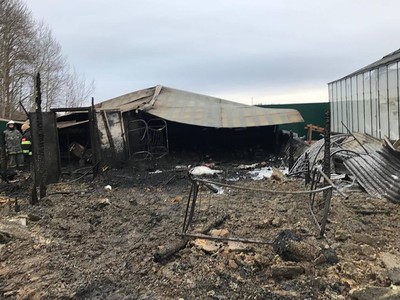 Hiện trường vụ cháy. Ảnh: TASS.